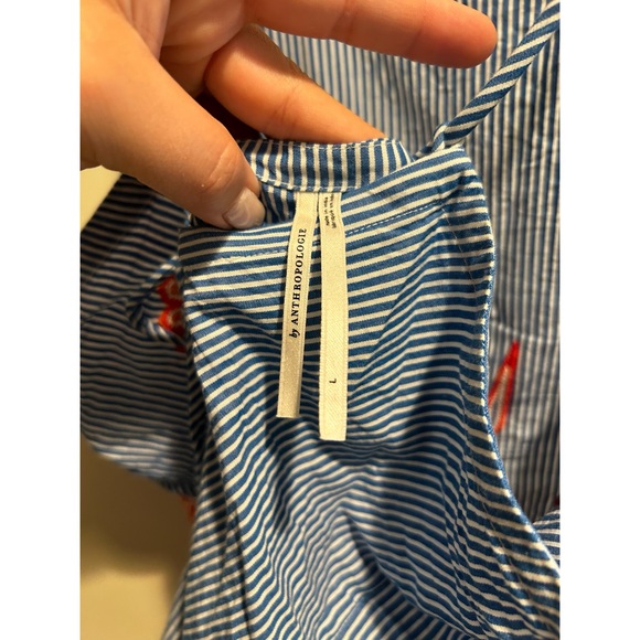 Striped Apron Mini Dress - Picture 5 of 5